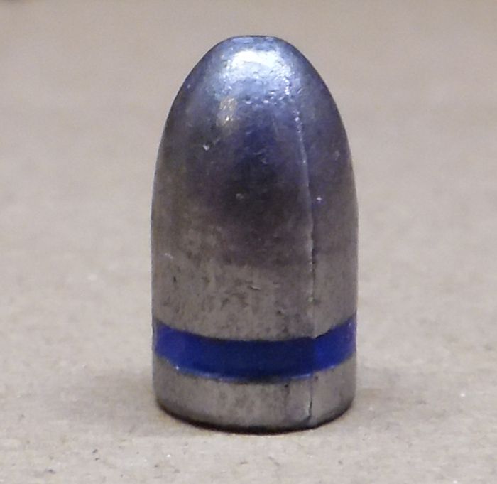 Lead round nose bullet